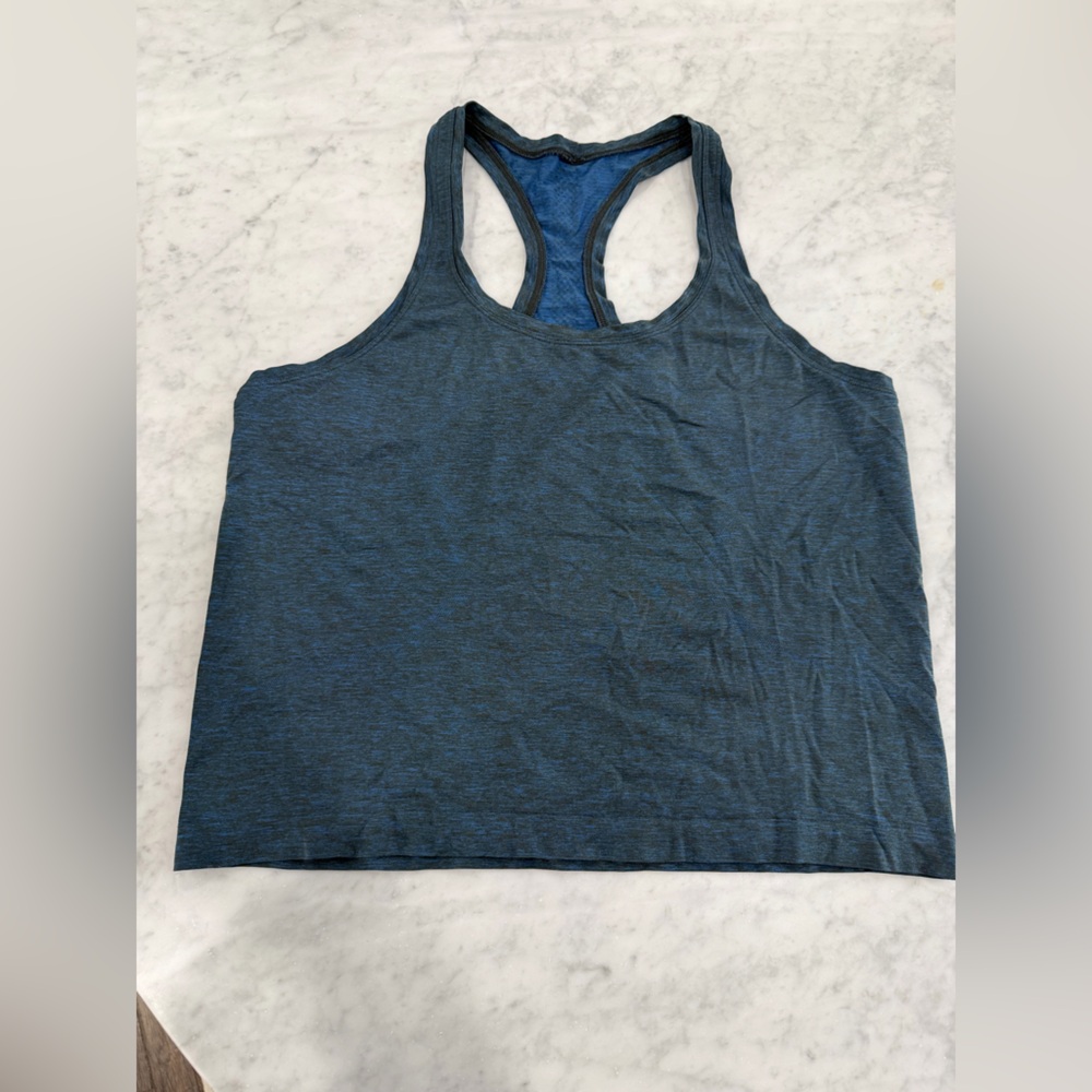 lululemon athletica Racerback Teal Tank Top EUC